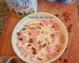 A picture of step 2 of Creamy Water Melon Salad.