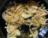 A picture of step 5 of Stuffed Karele or Bitter Gourd with Chicken Qeema in Kashimiri style.