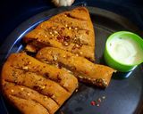 A picture of step 7 of Dominos Style Stuffed Garlic Bread Without Yeast.