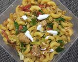 A picture of step 8 of Easy Chicken Macaroni.