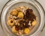 Φωτογραφία βήματος 5 της συνταγής Overnight oats με μπανάνα, κακάο, φυστικοβούτυρο και φουντούκια. 🍌🌰🥜
