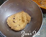 A picture of step 2 of Leftover Ful Medames Parathas.