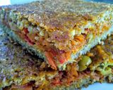 Foto del paso 15 de la receta: Quibbe al horno con relleno de lomo de cerdo y vegetales!