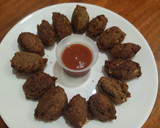 Foto del paso 6 de la receta: Frituras de frijoles chinos, chorizo y queso