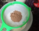 A picture of step 2 of Microwave eggless chocolate cake.