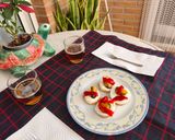 Foto del paso 7 de la receta: Mejillones con bufanda de pimientos