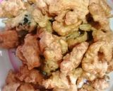 A picture of step 3 of Chikan manchurian with fried rice.