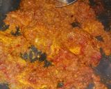 A picture of step 5 of No oil palak paneer.