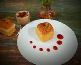 A picture of step 4 of Bhaji stuffed baked cheesepav.