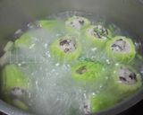 Hình bước làm 3 của món Canh mướp đắng nhồi thịt