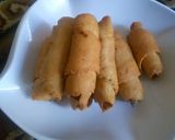 A picture of step 2 of Fish roll.