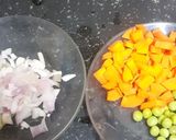 A picture of step 1 of Little Millet Khichdi with Vegetables & Moong Sprouts ---- A Wholesome Platter.