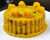 A picture of step 3 of Mango kesari.