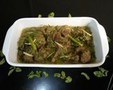 A picture of step 4 of 💚Green Beef Karahi 💚Dhaba Style.