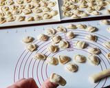 A picture of step 4 of Orecchiette with Basil Pesto and Cherry Tomatoes.