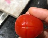 A picture of step 2 of Tomato Idli.
