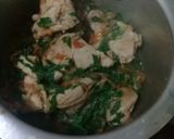 A picture of step 12 of Chicken stew in spinach.