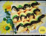 Foto langkah ke 9 dari resep Cake Marmer Putih Telur.