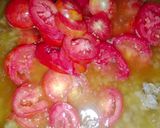 A picture of step 4 of Qeema biryani.