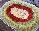 Une image de l'étape 5 de Salade de concombre aux tomates,olives et fromage frais.