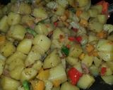 A picture of step 6 of Stir fry potatoes with vegies.