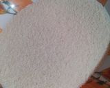 A picture of step 1 of Semolina, oats, cocoa cake.