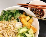 Hình bước làm 1 của món Bún đậu nước tương