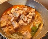 Foto langkah ke 4 dari resep Lontong Sayur Ayam Tahu.