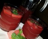 A picture of step 4 of Watermelon juice.