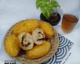 Foto langkah ke 8 dari resep Roti Goreng Pisang Coklat Tanpa Ulen.