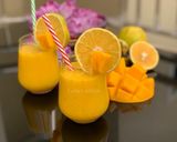 A picture of step 5 of Orange Mango Smoothie 🍊🍹.