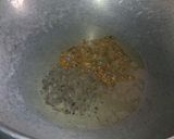 A picture of step 1 of Sago mixture.