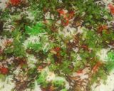 A picture of step 7 of Prawns Biryani.