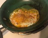 A picture of step 1 of Southwest avocado toast.