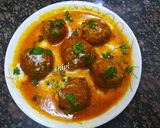 A picture of step 10 of Carrot kofta curry.
