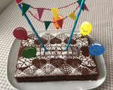Foto del paso 15 de la receta: Tarta de cumpleaños de chocolate con mermelada, para Mar y Pol