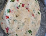 A picture of step 3 of Potato masala puri.