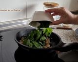 Foto del paso 4 de la receta: Risotto de Espinacas y Setas