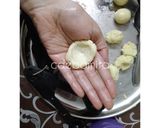 A picture of step 6 of Stuffed Gulab Jamun (without refined sugar).