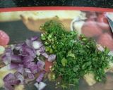 A picture of step 1 of Bread corn cutlet.
