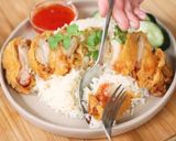 Foto langkah ke 13 dari resep Crispy Chicken Rice Devina Hermawan.