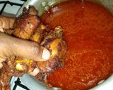 A picture of step 8 of Mashed rice with miyan kubewa.