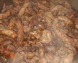 A picture of step 2 of Chicken gizzards.