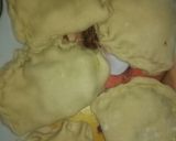 عکس مرحله 2 از دستور پیراشکی قارچ و گوشت با خمیرخونگی