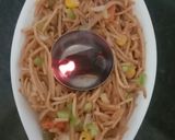 A picture of step 10 of Smokie Noodles.