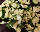A picture of step 1 of My Spinach, yogurt & Cucumber Minty Dip. 😘.