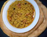 A picture of step 5 of Dam Ka keema.