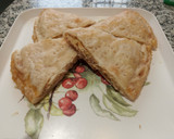 Foto del paso 9 de la receta: Masa de hojaldre sin gluten con pollo queso y mermelada