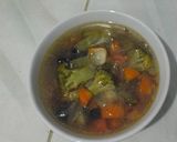 Foto langkah ke 5 dari resep Sup Brokoli Jamur Vegetarian.