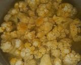 A picture of step 1 of Cauliflower fry.